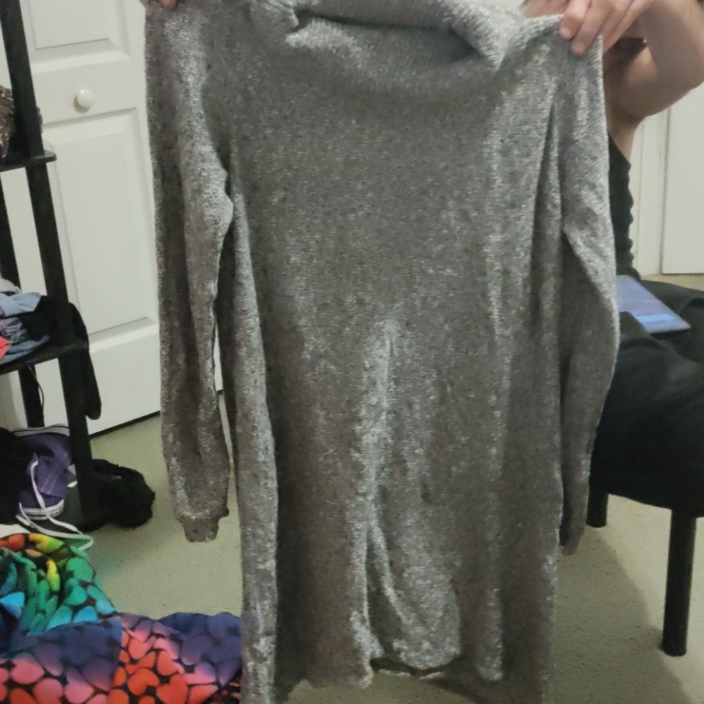 Turtle neck long dress